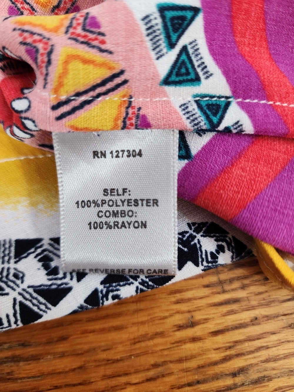 John Mark Multi-Color  Bohemian  V-Neck Sleeveless - Picture 6 of 7